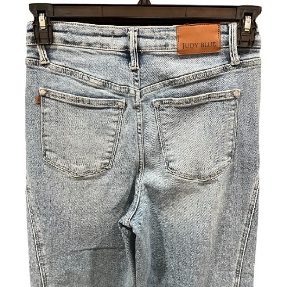 Judy Blue High Rise Side Seam Retro Wide Leg Jeans 5 27 - Picture 4 of 7